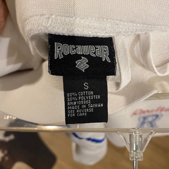 Vintage Y2K Rocawear White Tennis Skirt with R Logo Blue Red Accents Size Small - Picture 5 of 5